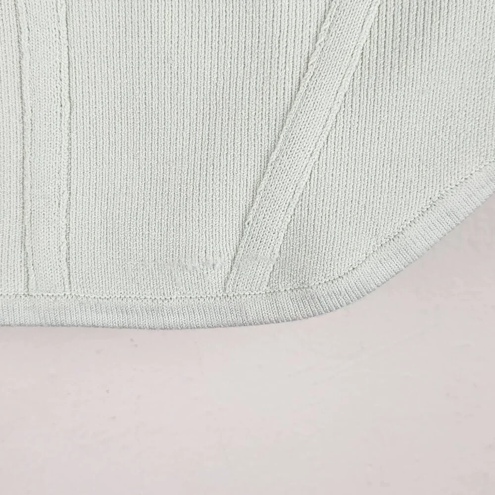 Aritzia Babaton Sculpt Knit Square Neck Bustier Crop Tank Top sz S - Picture 9 of 9